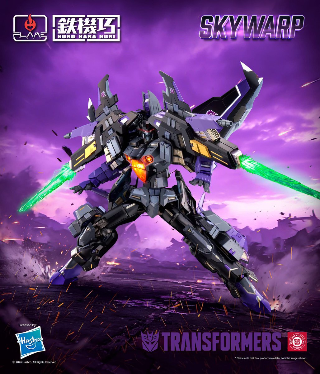 TransformersHQ1's tweet photo. First look at Flame Toys, Kuro Kara Kuri Skywarp!

#Transformers https://t.co/9B4F1o3UhE