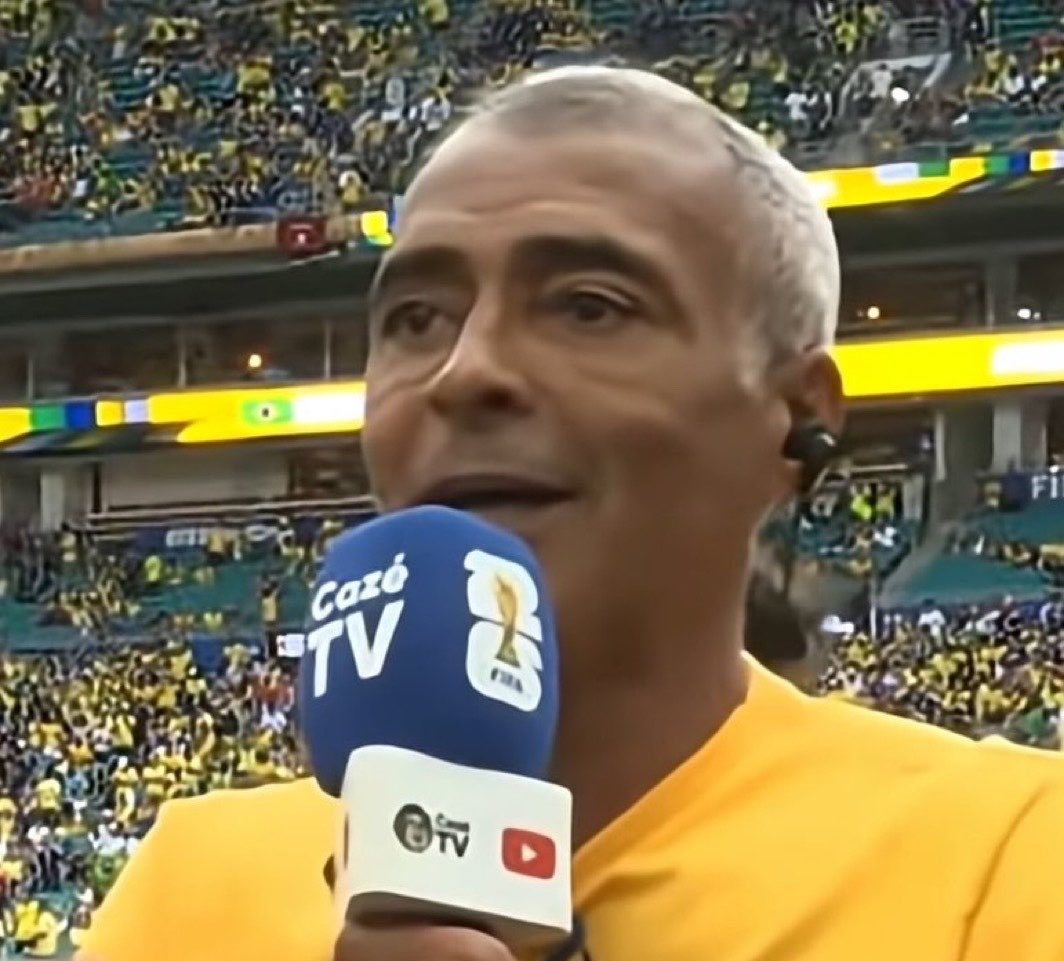 golsdobrasil1's tweet photo. 🚨🇧🇷🗣️ Romário pede demissão de Ancelotti da Seleção:

“Não tem como o Ancelotti continuar na Seleção Brasileira depois desse fiasco contra a Noruega. Eu rasgaria esse contrato e mandava ele entrar na Justiça.”

📸 Reprodução | Getty Images https://t.co/tfSHwsbLDb