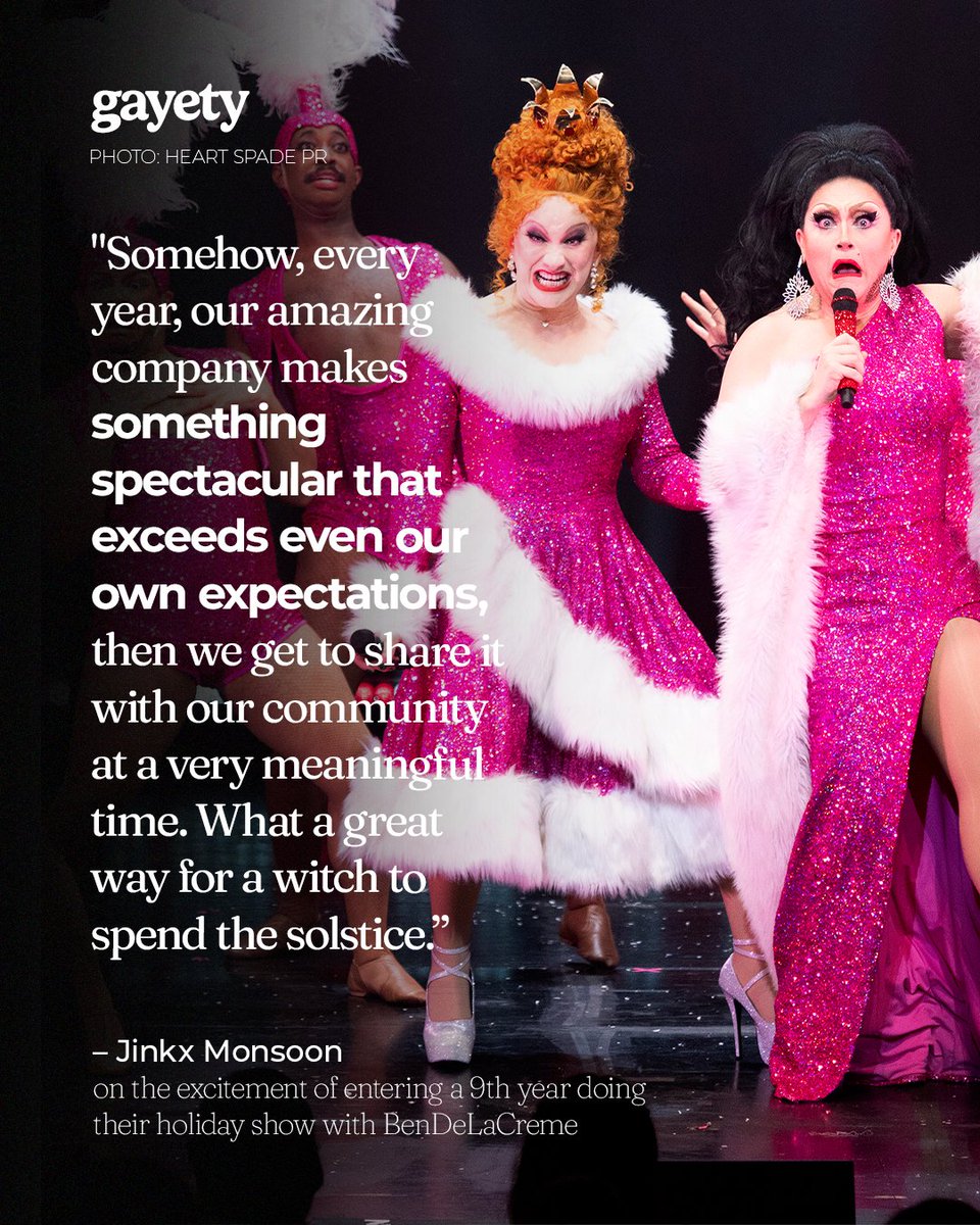 gayety's tweet photo. Your holiday plans just got a little more fabulous. ✨ 

Jinkx Monsoon and BenDeLaCreme are returning with another camp-filled Christmas takeover, and this time they’re bringing a new book along for the ride.

🔗⁠: https://t.co/uJzt4EKGcZ https://t.co/O6iowZx7t6