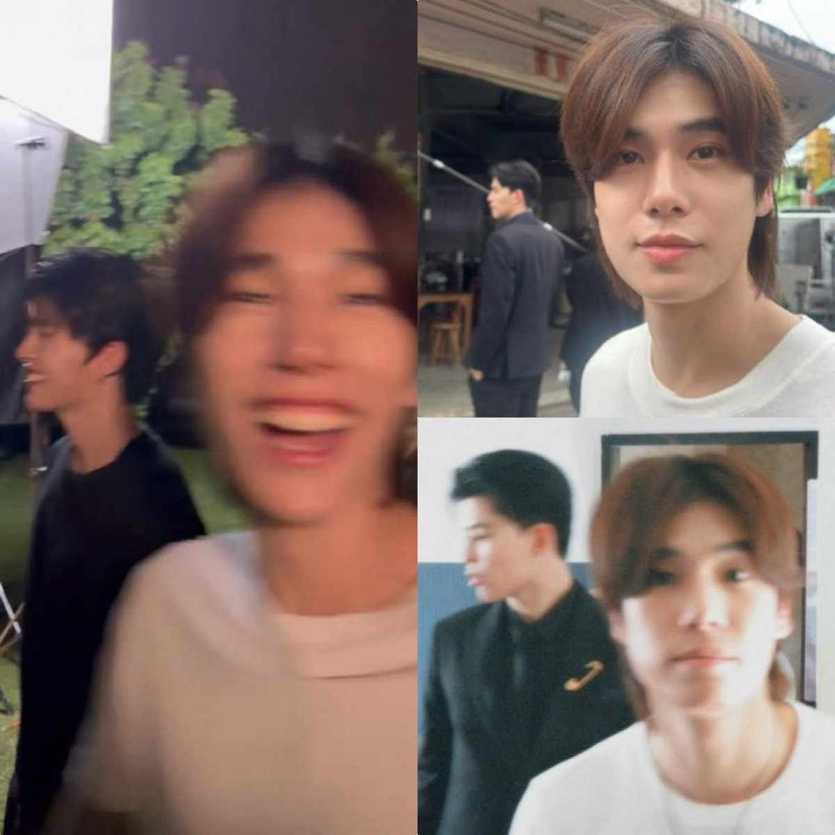 ilupond's tweet photo. 🍑 : My husband is always somewhere in the background… usually blurry, but always there. #ปอนด์ภูวินทร์ https://t.co/UXDEgjOqw6