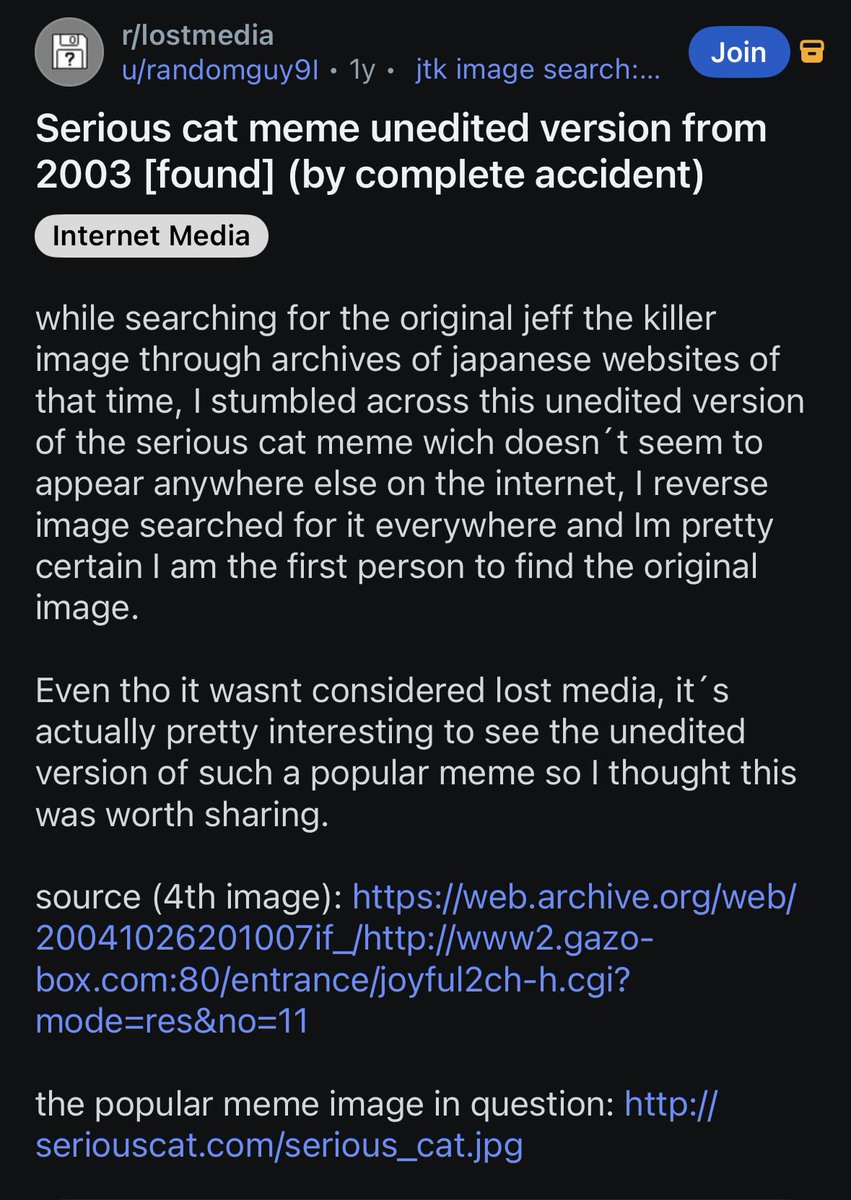 MemeRetire's tweet photo. I've been talking about this since 15k on some posts if you've been listening 

The Serious Cat $SERIOUS is the literal unedited, original $CASHCAT meme/cat that sent to 150m

The $CASHCAT cat is a altered image of $SERIOUS. Given we now have this information, I believe this is undervalued as there would be no $CASHCAT narrative without the unedited version - $SERIOUS

CASHCAT was the original for Robinhood - but if we're being technical, the original name was actually SERIOUSCAT

22oWMe4xmvS5TogkbMLKALnUhgXxB2KYB8TRG9YRpump