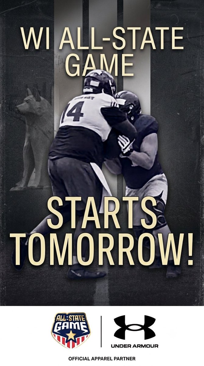 TheoTyrcha's tweet photo. @PrepRedzoneWI @PrepRedzoneNext @EXACTSports @RecruitMatador @AllStateGameASG @OLMafia @youareathlete @OLDLUNI @LoganTillman @coach_joyce @NUFBRecruiting @NIU_Football @UNIFootball @NDFootball @AlPopsFootball @Saber_Football @AllStateGameASG starts tomorrow! Time to get that work. 💪🏻 #NationalProspect @PrepRedzoneWI @PrepRedzoneNext @EXACTSports @OLMafia @OLDLUNI @LoganTillman https://t.co/vXNDX9cyEI