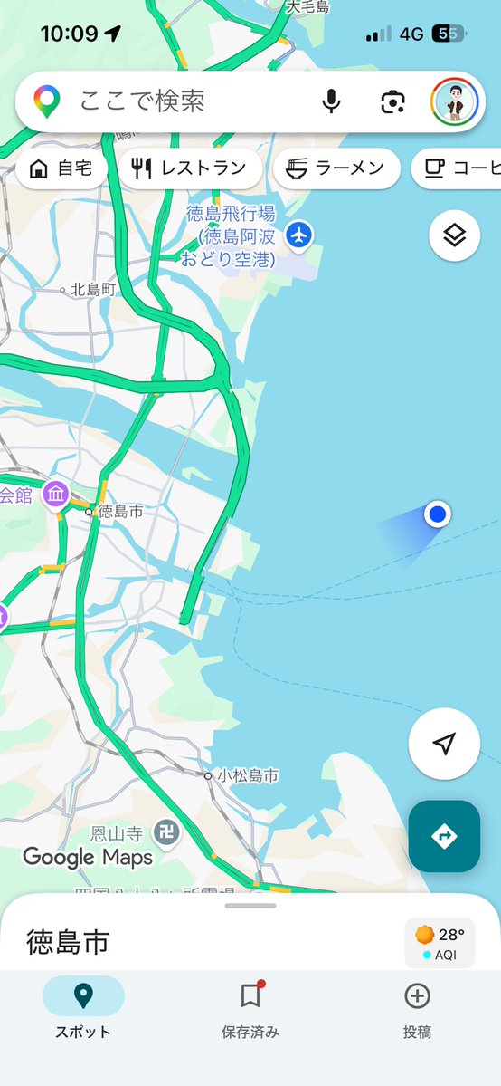 ken_nerima's tweet photo. 四国　徳島県の皆様こんにちは
お邪魔します https://t.co/GSRIctcsWv