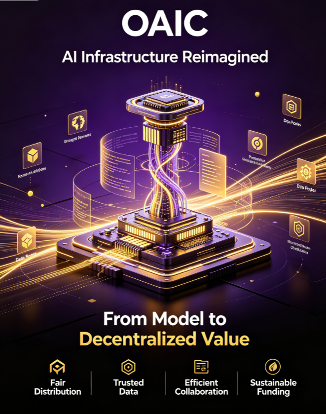 oaic_official's tweet photo. AI is hitting $1T market by 2030, yet value imbalance, data privacy, high collaboration costs &amp; funding deficits cripple growth.

Blockchain &amp; OAIC unlock equitable value circulation for OpenAI’s entire AI ecosystem.

#AI #Web3 #GenerativeAI https://t.co/NzHl55dmPU
