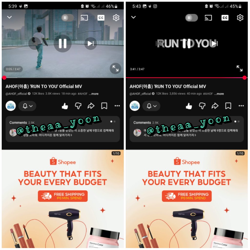 theaa_yoon's tweet photo. @defledam @AHOF_official a thread of run to you mv stream♡

RUN TO YOU OUT NOW
#AHOF_RunToYou 
#AHOF�� #Run_To_You��
#AHOF2NDCOMEBACK
#AHOF3rdMiniAlbum https://t.co/8GdiQs58vH