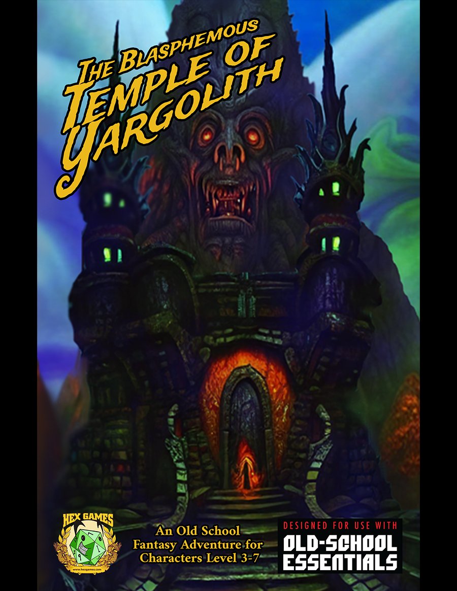 Kingyak's tweet photo. Yargolith has a temple, and it's blasphemous as shit. Link in comments. #RPG #TTRPG #OldSchoolEssentials #OSE #OSR #Adventure #Fantasy https://t.co/UQdmFDmoXH