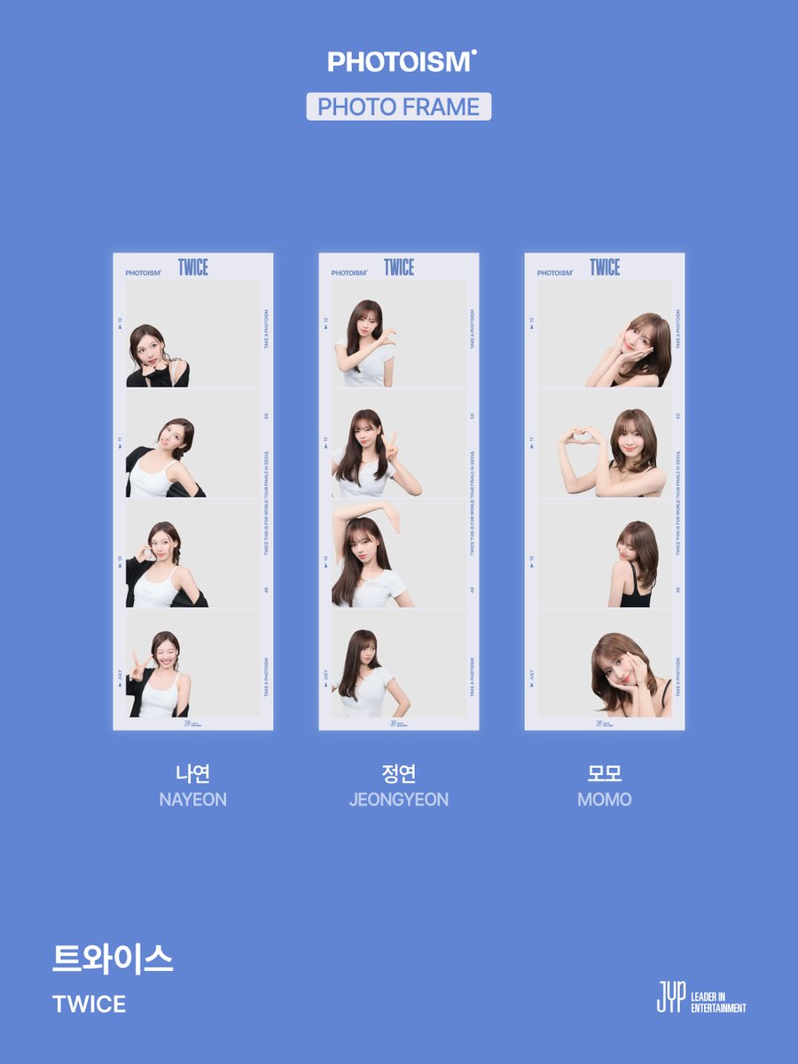 PhotoismJP's tweet photo. PHOTOISM X TWICE
ARTIST FRAME & snapism OPEN !

「TWICE」のアーティストフレームとsnapismがオープンいたします。

📅 07月10日(金) – 09月10日(木)

※ 「Gap Factory Store ユニバーサル・シティウォーク大阪店」を除く、Photoism全店舗で撮影をお楽しみいただけます！ 
※ snapismはPhotoismの一部店舗内に設置されております。下記店舗にてご利用いただけます。 
📍原宿竹下通り店 
📍渋谷センター街店 
📍PLAY 新大久保店 

ONLY IN PHOTOISM