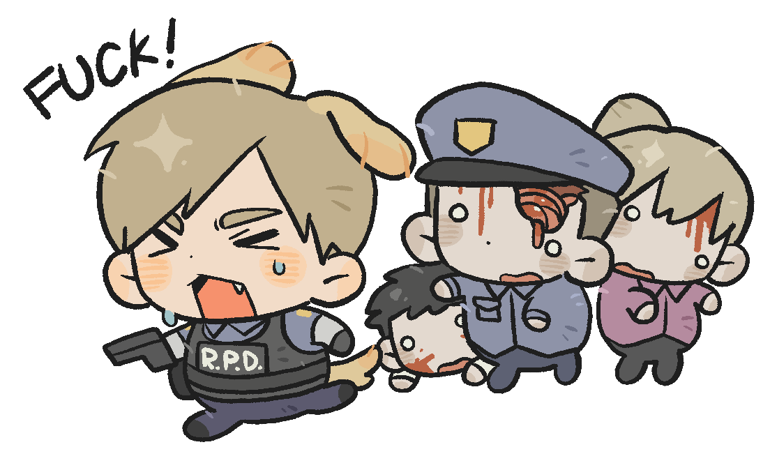MrCoffeePuppy's tweet photo. 玩的时候通常会和里昂一起喊
#ResidentEvil2 https://t.co/zDq1rTTfku