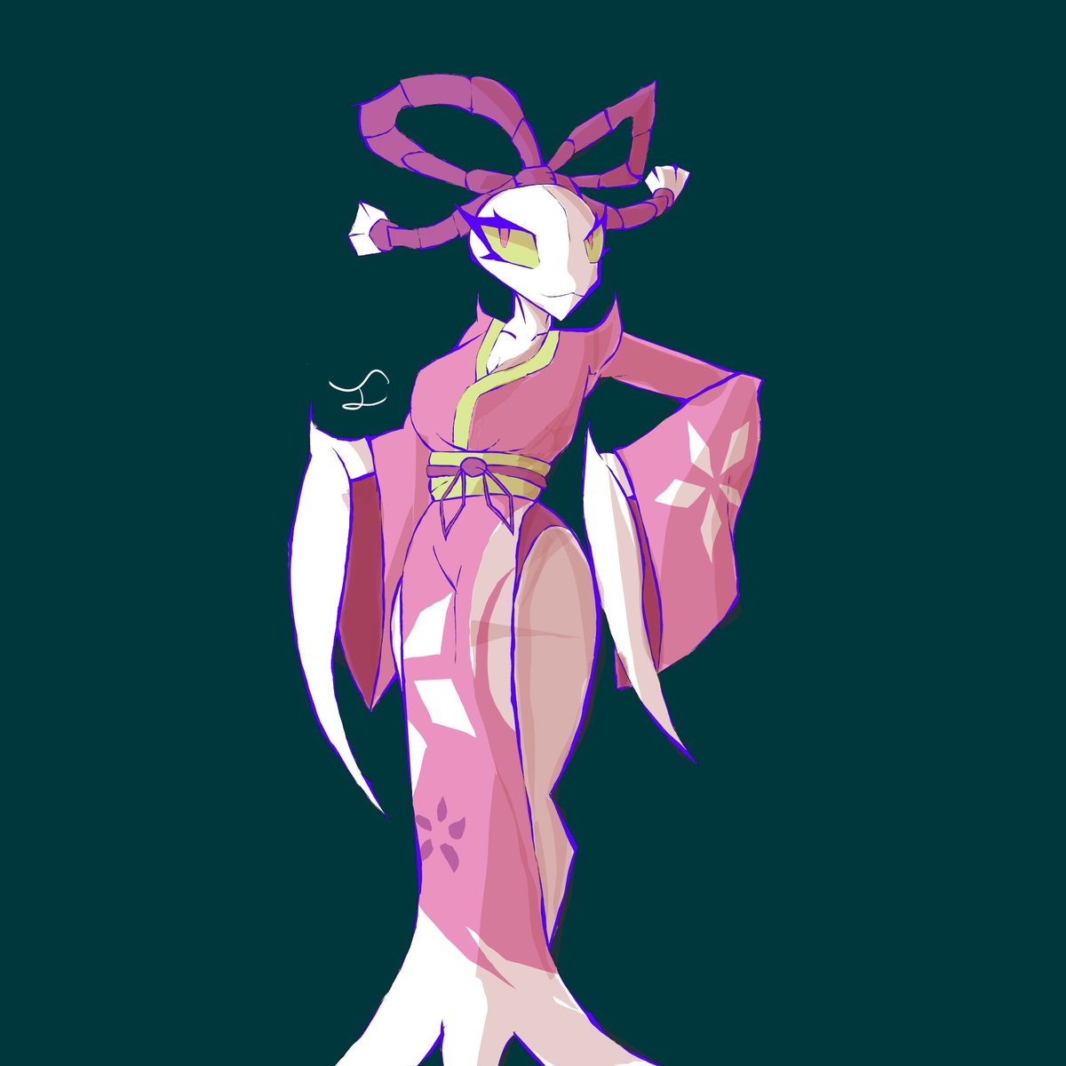NonPlusMedusa's tweet photo. here goes the mantis lady #deltarunefanartㅤㅤㅤㅤ #deltarunech5 #deltarunechapterfivefanart #deltarune #fanart #art https://t.co/kuMZeEM6X6