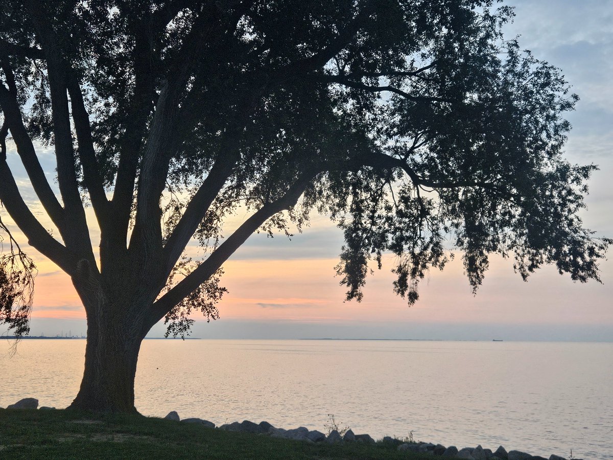 DJ_MammothMusic's tweet photo. 'A Sunset Sonnet'
~summarized simply in just three shots~
#LakeErie #CliffNotes
#PeachyKeen https://t.co/ygG9D7O3fB
