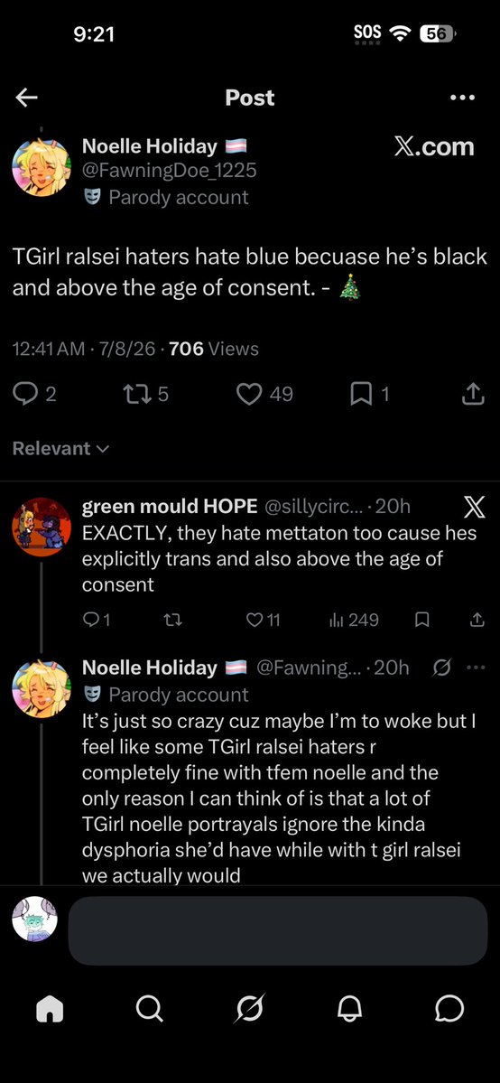 Delusiontakeof's tweet photo. Thinking about minors having sex isn’t very woke https://t.co/BzDEiAl5Qq