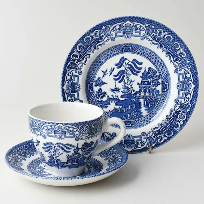 ANTROおすすめビンテージ 《ENGLISH IRONSTONE オールドウィロー
