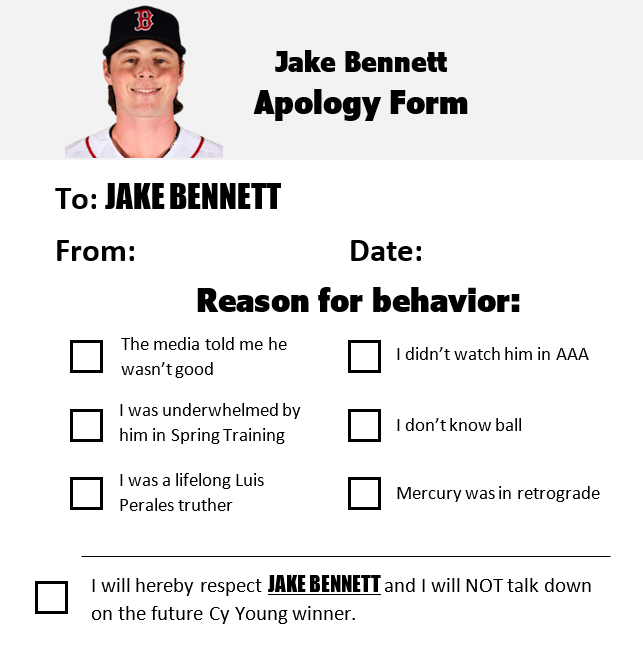 Nyanasaur's tweet photo. Alright guys I think it's time to sign the Jake Bennett apology form

This is unbelievable at this point, there's simply no more words for him https://t.co/uV7oVLymCi