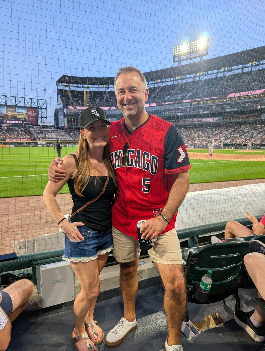 zakouts84's tweet photo. Pam's #FirstSoxGame! https://t.co/xCSrglSbJp