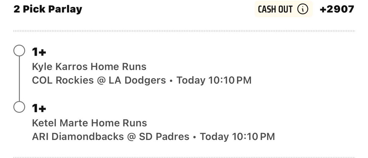 SmokeSznMLB's tweet photo. 💣 FREE DINGER DUO 💣

Kyle Karros x Ketel Marte

📈 +2907

Let’s see if we can turn two swings into a payday 😮‍💨🔥

Who’s riding? 👇

TRUST THE SMOKE 💨 https://t.co/MfwICRoXYM