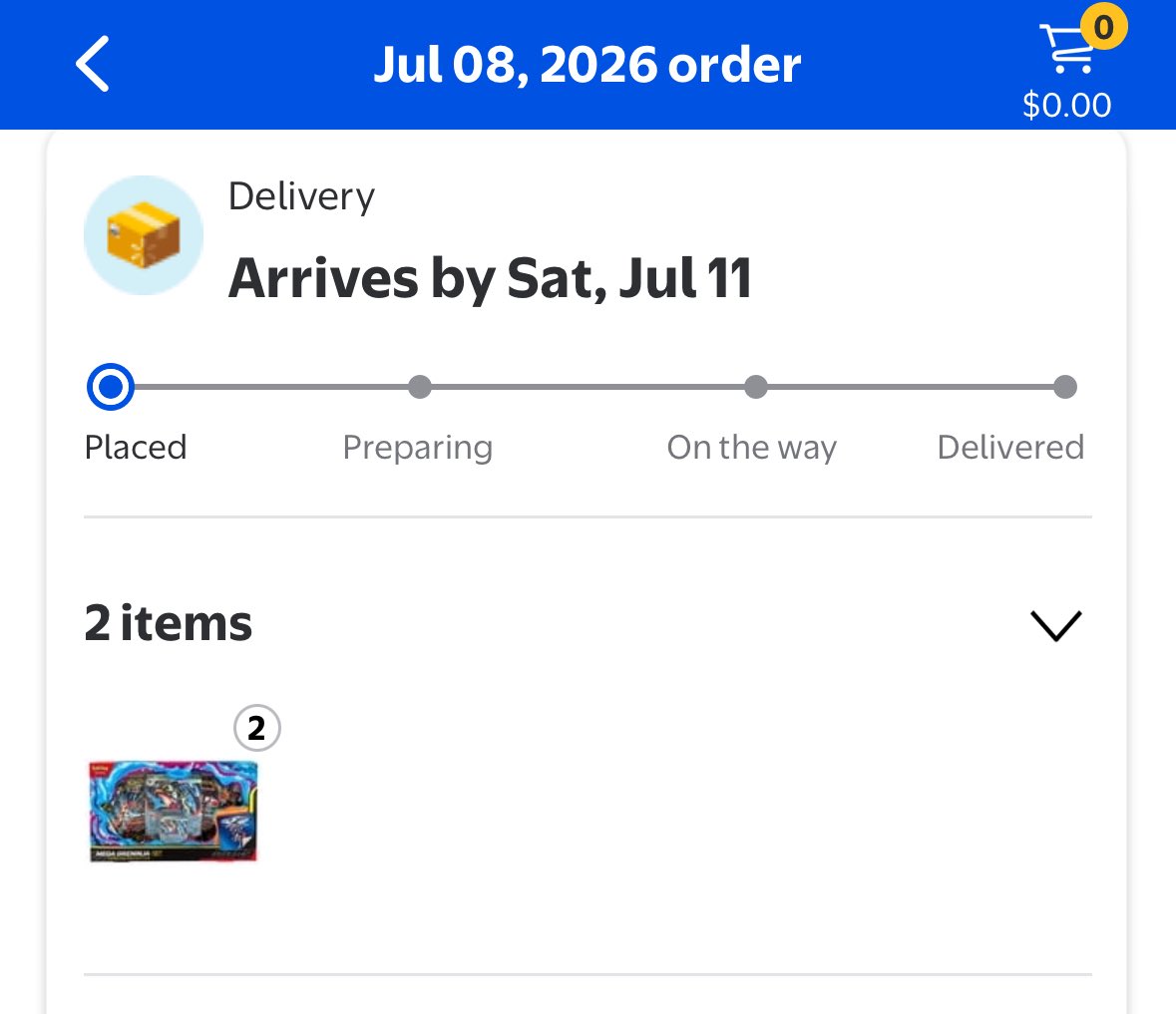 theJimmyWalker's tweet photo. @PokemonRestocks Scored 2 Greninja boxes. A nice little win. https://t.co/SYafAlaJGb