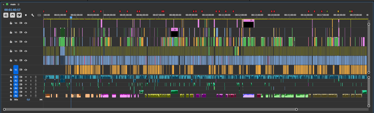 editordonini's tweet photo. My biggest timeline so far, lowkey looks like tetris😭 https://t.co/7mPSoUzK0M