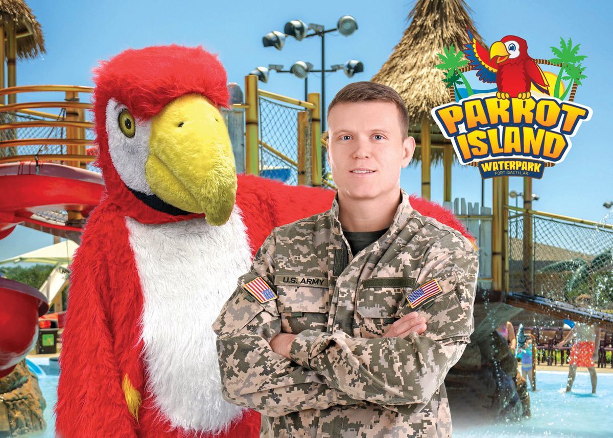 FtSmithARK's tweet photo. Active-duty military members and veterans are invited to enjoy a special day of fun and appreciation on Saturday, July 11th, from 10:00 a.m. to 7:00 p.m,

- FREE admission for all active-duty military members and veterans.
- 50% off admission for up to 3 immediate family members. https://t.co/unc31ypJLR