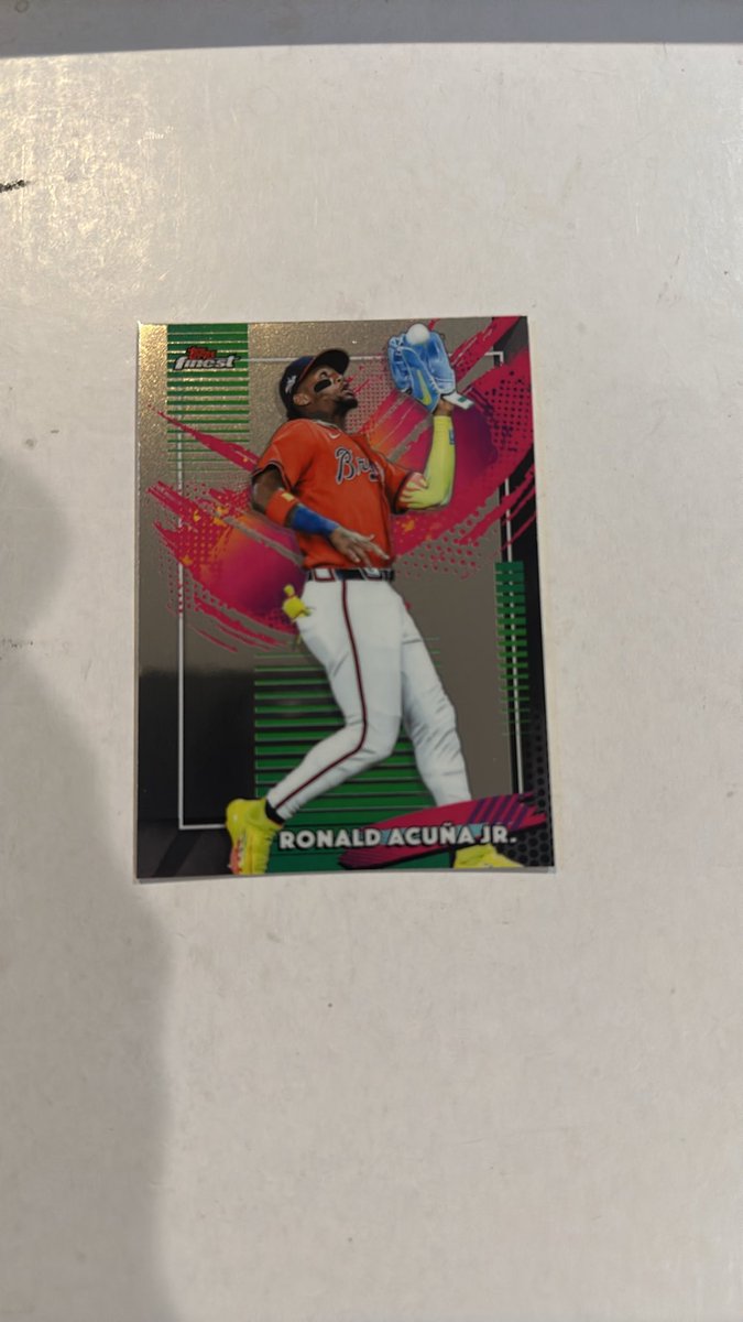 jcavcards's tweet photo. Rare Acuna https://t.co/Jwa4TweamW
