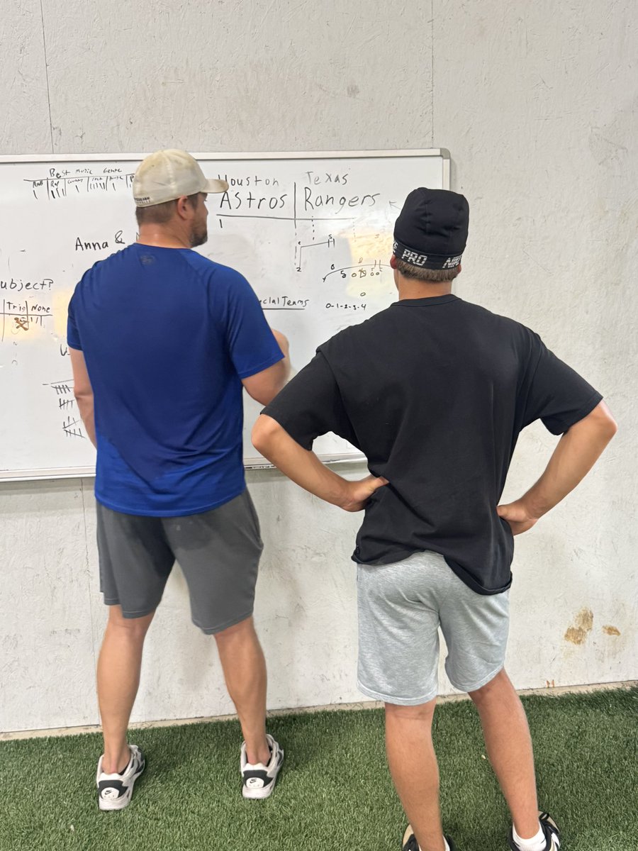 paxton_neasbitt's tweet photo. Getting some work in with Coach Harris before the @QBimpact 3 day camp in Anna this weekend. 🧪 @Recruit_Denison https://t.co/2tIX8zFEEx