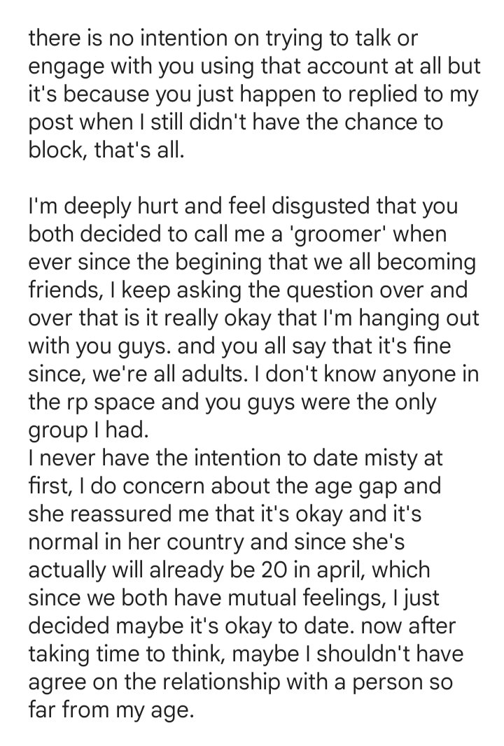 Hanega_k's tweet photo. @abandoned_kabu @monocerosea /I hope this message will find you closure as I do not wish to have any further conversation. thank you. https://t.co/wFjKmMXV0T