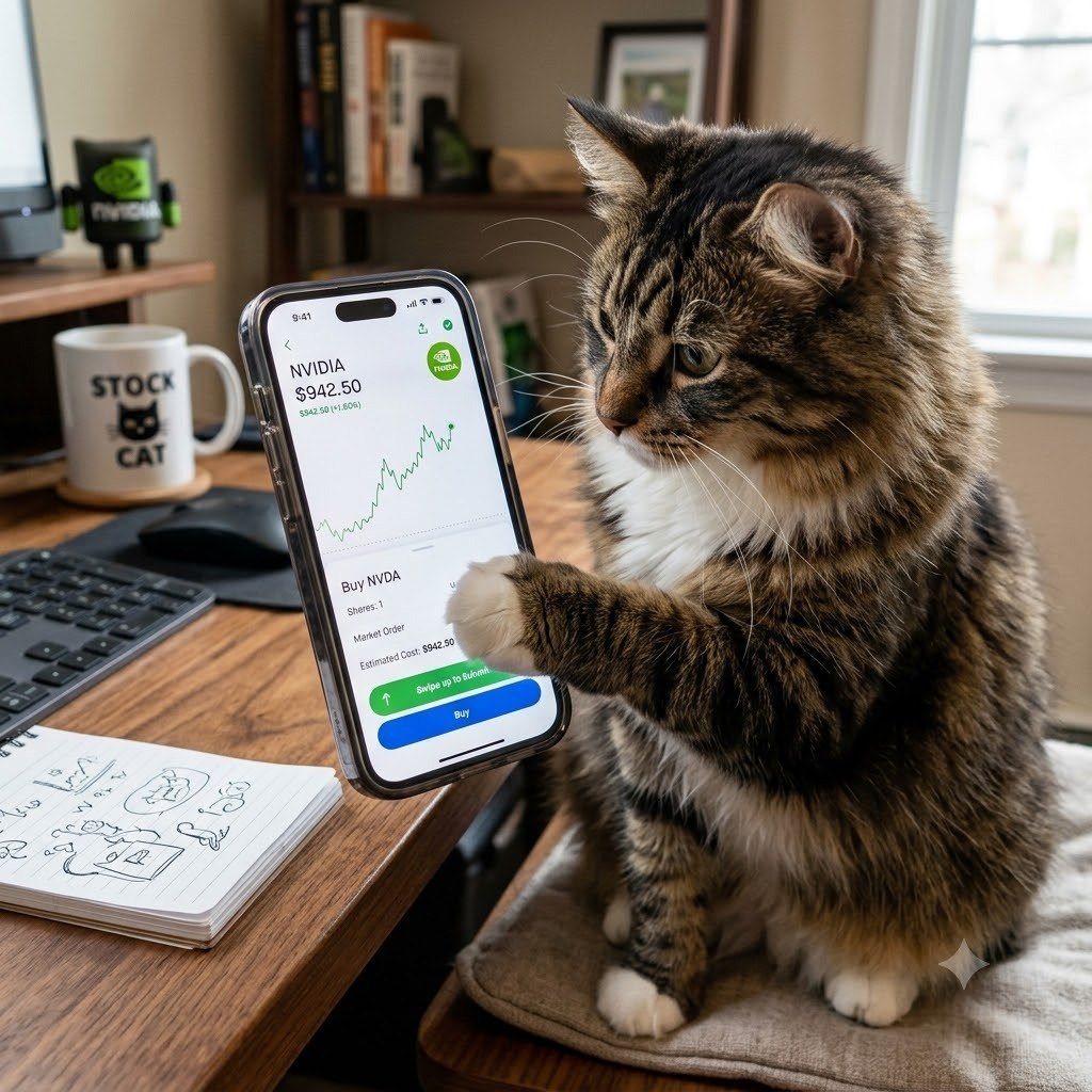 felinebeingrh's tweet photo. Did you know that cats are the only species besides humans allowed to trade on Robinhood? https://t.co/J1pLWTqsLp