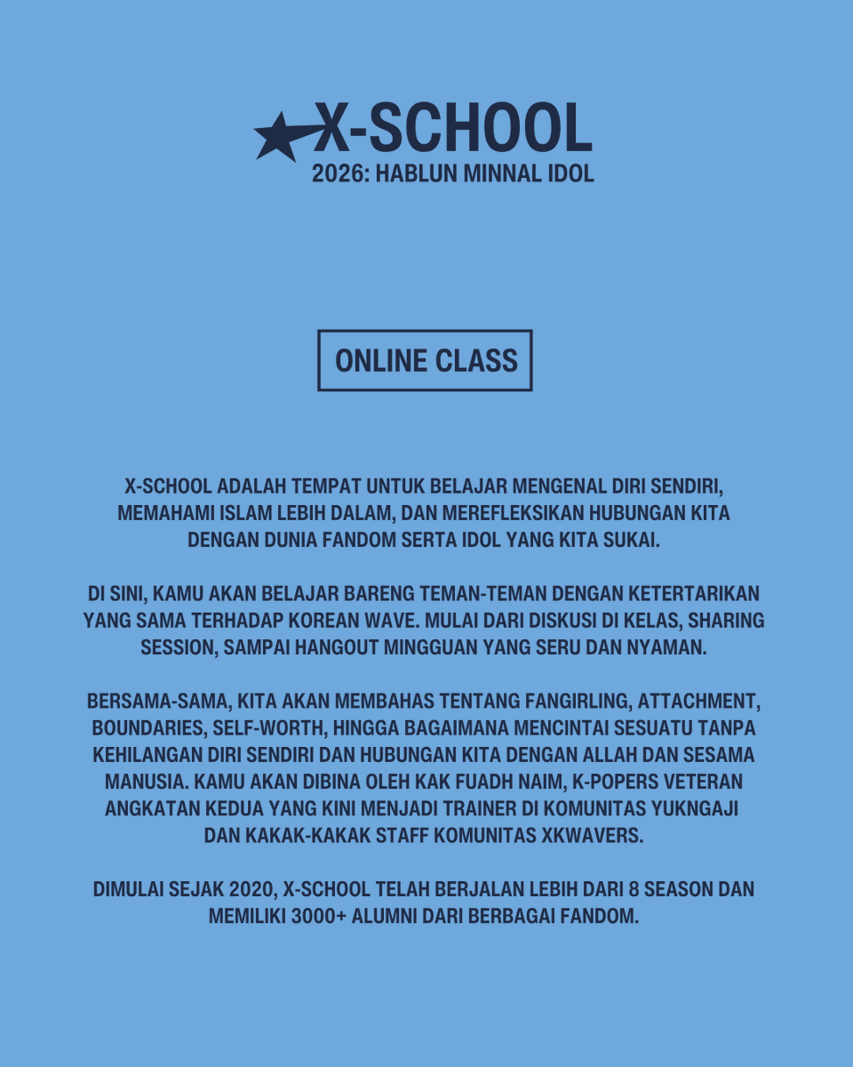xtra_exol's tweet photo. Erideul! 
This program is for us 🫶🏻🤍
Ayo bergabung dengan 3000+ alumni X-School lainnya.. catat tanggal salenya ya!

Jangan sampai ketinggalan

#exo #exol #xtraexol #weareone #xschool2026 https://t.co/AFBW92xIaw