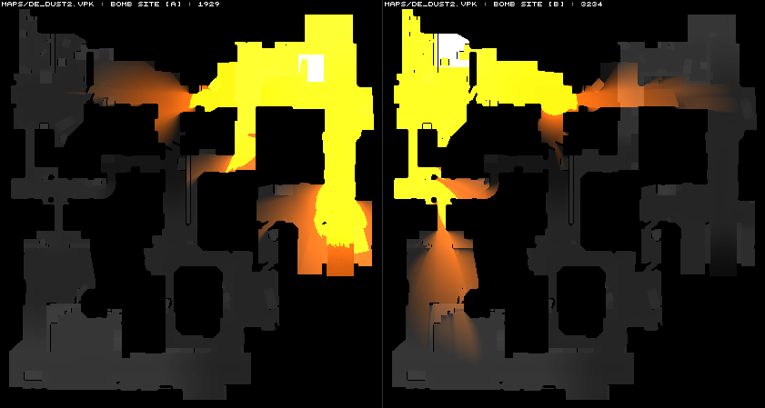 SarkasMcs's tweet photo. if anybody was wondering, these were in the game files for bomb radius damage, yellow is 100

 1/2 https://t.co/7b3NsFefaK