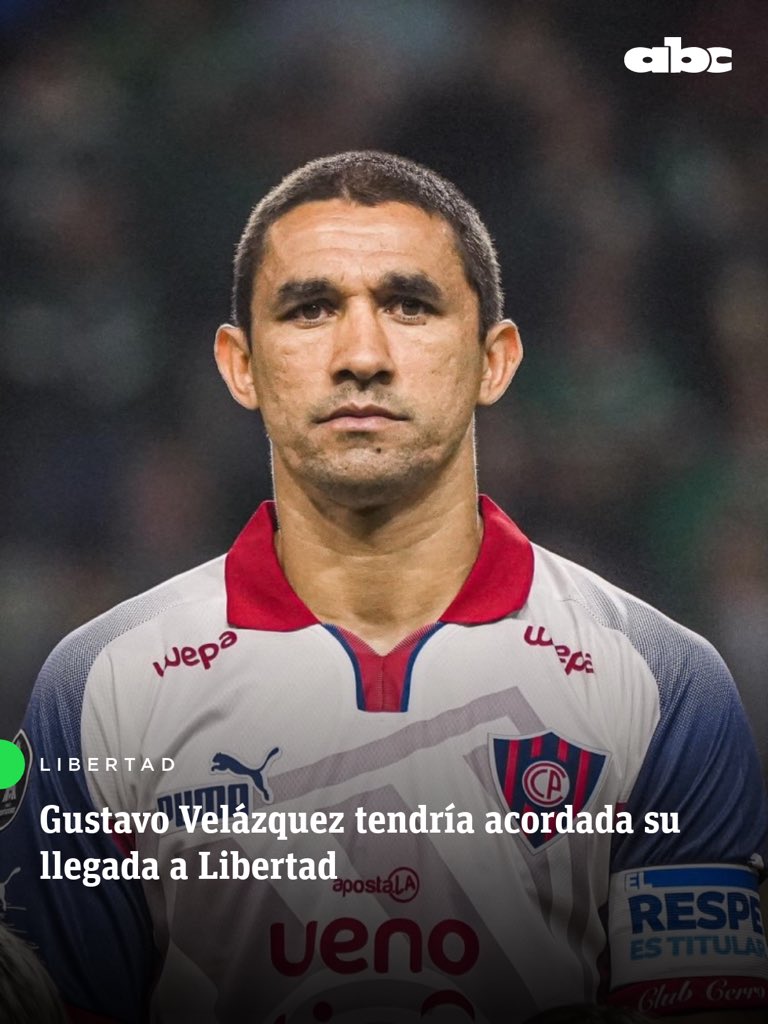 ABCDeportes's tweet photo. #Libertad | INFORMA JUANMA FIGUEREDO 🚨

Existe un acuerdo de palabra para la llegada de Gustavo Velázquez a Libertad. La operación podría concretarse en las próximas horas 🚨

#ABCDeportes #ElJuegoQueSentimos #730AM https://t.co/6EgY027IAd