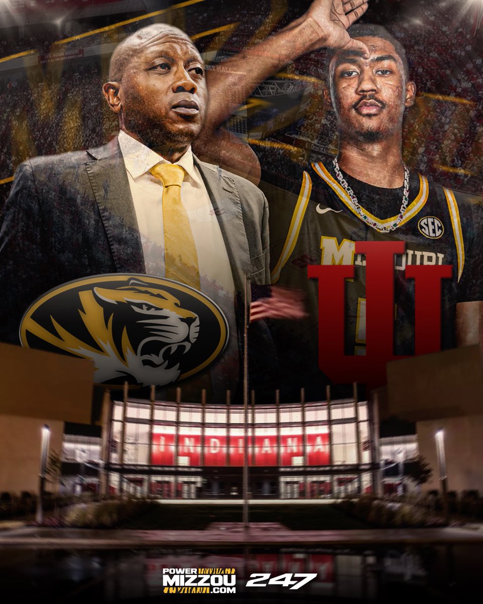 PowerMizzoucom's tweet photo. #Mizzou will play at Indiana on December 18th this upcoming season 😮‍💨👀

Another big non-conference game added to the schedule 🔥

Read the full details at the link below ⬇️

https://t.co/lyfDohLVzJ https://t.co/KgjCTtEJzY