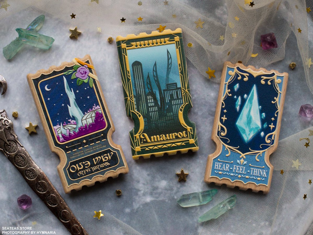 eunisyn's tweet photo. [RT♥️] My new #FFXIV wooden embossed magnets are here and it's 🎟️ ticket shaped 🎫

They are limited in stock and won't be remade again, so if you're interested, please take a look! You can get $10 off if you buy 2! 💖

Thank you for looking!

https://t.co/7QZoLEPk2V https://t.co/H1OBRoEi5H