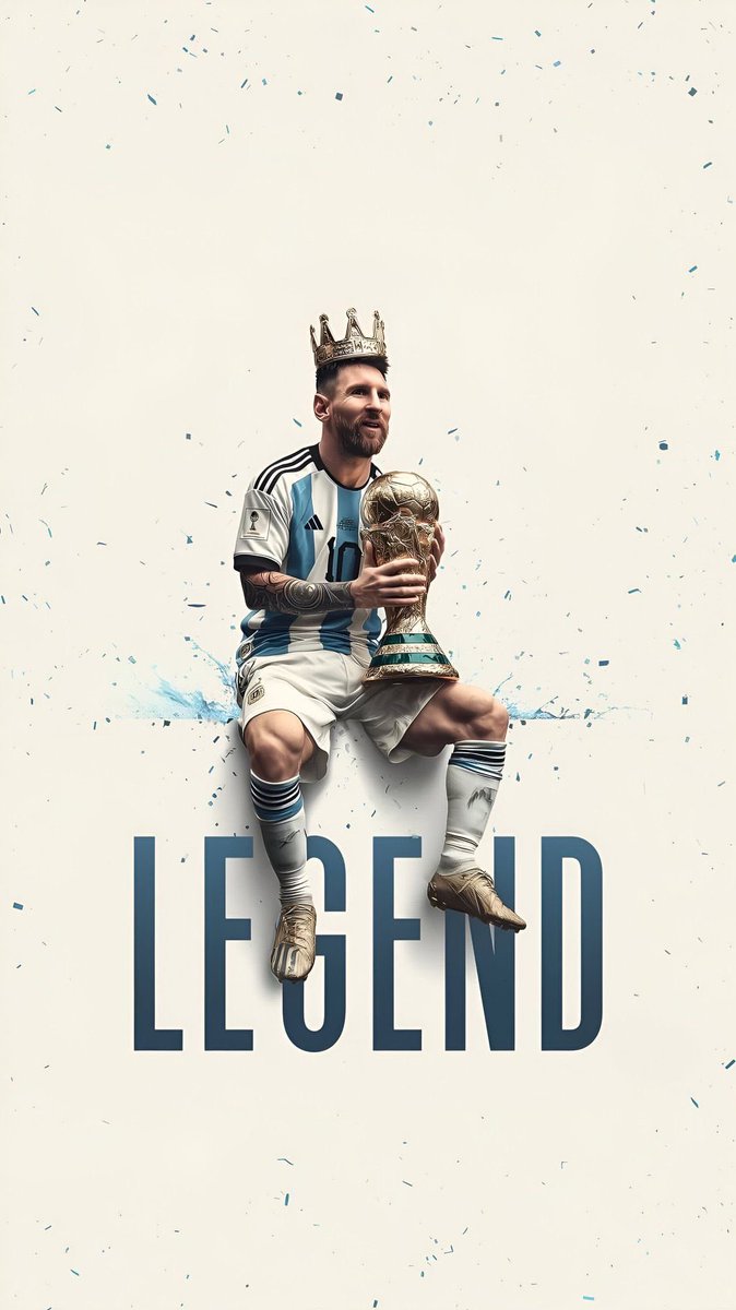 Austinwallz's tweet photo. The King 👑 of #football #messi #argentina https://t.co/eCUr1mrn3e