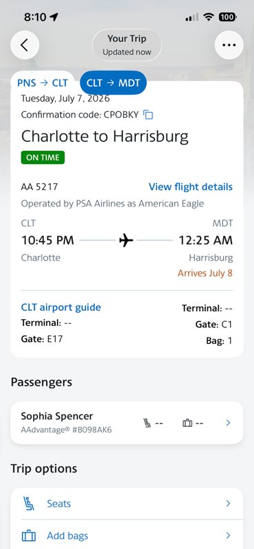 TJSgrignoli's tweet photo. @AmericanAir Crazy. No transparency. Just lies . Proof it was a crew issue. Didn't give us a hotel. Now may be stuck overnight again! https://t.co/AbHbplQtug