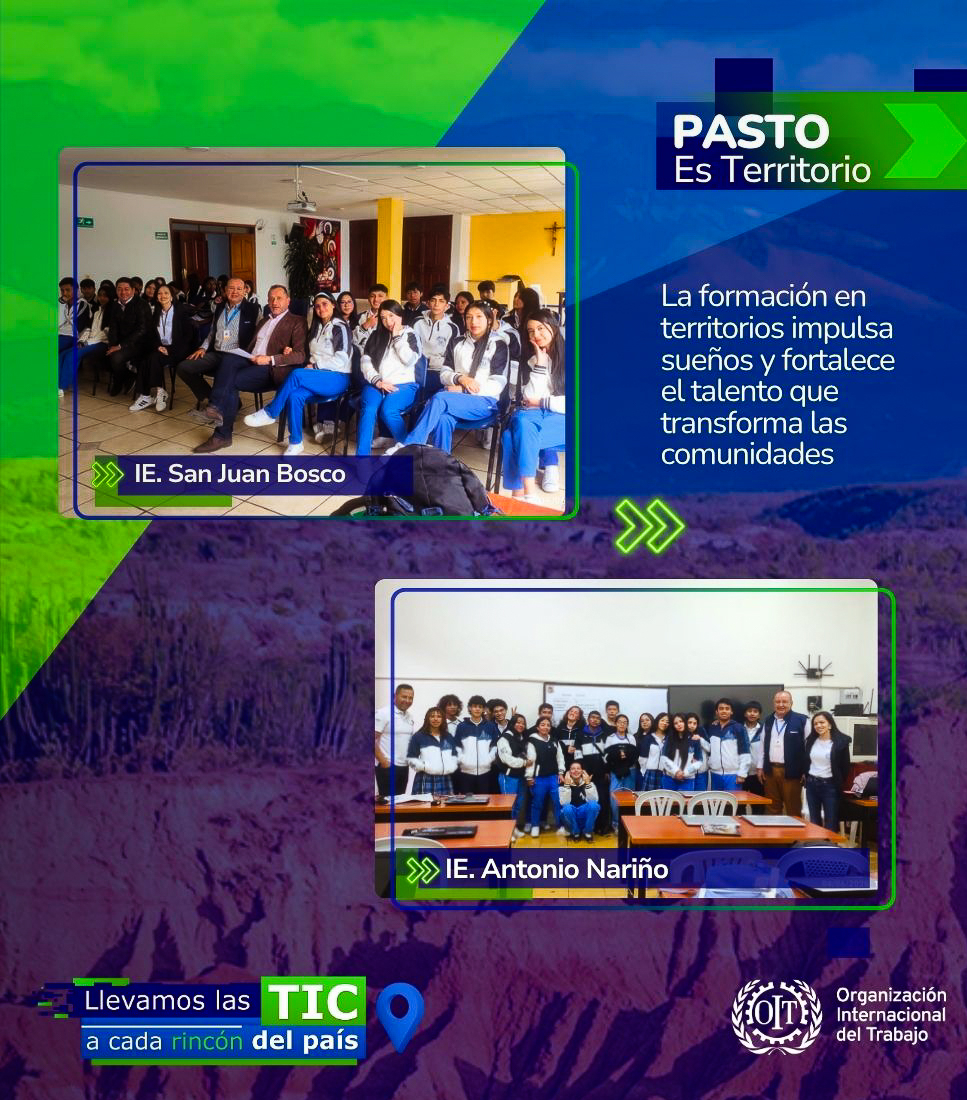 OITAndina's tweet photo. #SENATICenAcciON llegó a #Pasto para acompañar el desarrollo de la formación en las instituciones educativas del territorio. 

🤝💻 Seguimos fortaleciendo procesos y construyendo oportunidades que impulsan el talento de los jóvenes. 🚀✨

ℹ️ https://t.co/BbtFF3aURf https://t.co/Cxi955sBjt