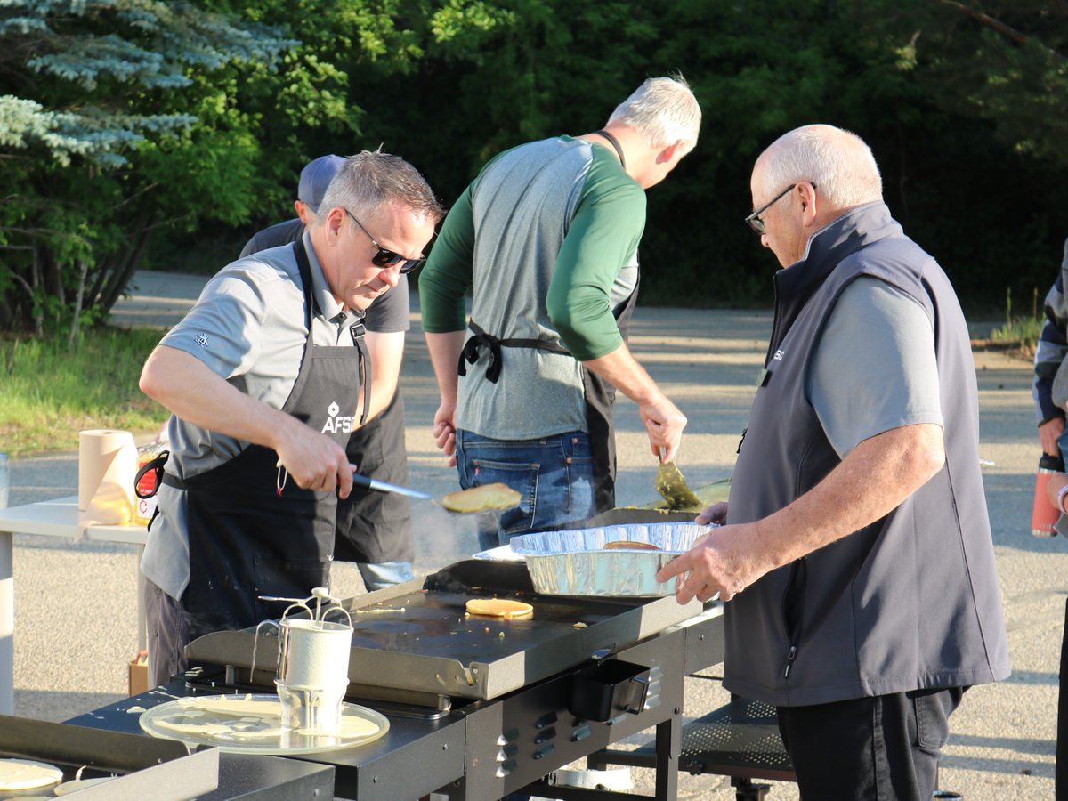AFSC_AB's tweet photo. A picture might be worth a thousand words, but these ones mostly say, "Pass the syrup."🥞 Join us this year for another delicious breakfast featuring all the ingredients for a great morning!

📅 Friday, July 10, 2026
⏰ 7 a.m. to 9 a.m.
📍 Lacombe AFSC, North Parking Lot
🥞 FREE! https://t.co/OYlooAinj3