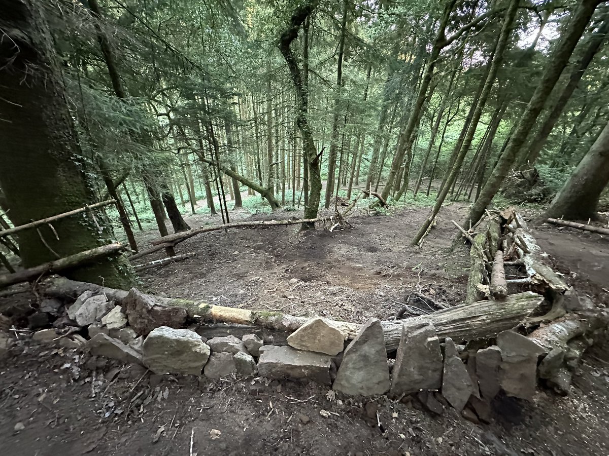 grayomtb's tweet photo. More #trailfairies with @Jon2wheelz at the mighty CYA. Crosser deletions, corner reinforcements, and trail way marking https://t.co/wobvua16zx