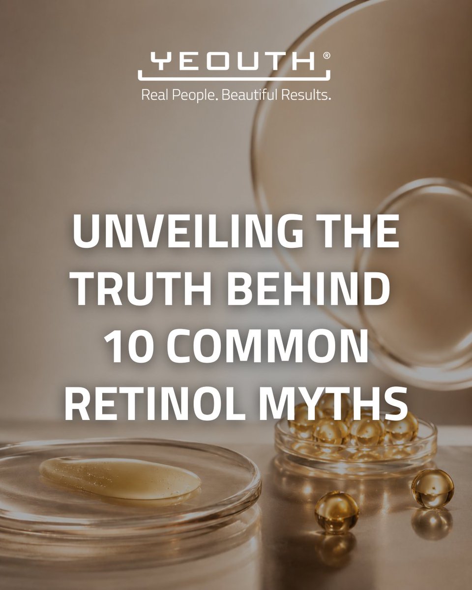 yeouth's tweet photo. Some of the biggest skincare myths online are keeping people away from one of the most well-researched cosmetic ingredients.
Full debunk at https://t.co/FXdHuEpj9p
#Retinol #SkincareMyths #YEOUTHs https://t.co/Ygc2WKlboX