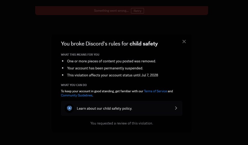 GoTwin1337's tweet photo. @discord_support  I need human help. My account from 2016 was falsely banned by an automated AI filter for sharing a harmless meme video. Every time I open an appeal, your system instantly marks it 'Solved' with no reply. Please help me get a human review. Ticket#66836021 https://t.co/wCKSUcUgCN