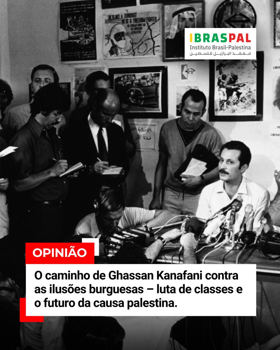 Ibraspal's tweet photo. O caminho de Ghassan Kanafani contra as ilusões burguesas – luta de classes e o futuro da causa palestina.

Por Yasser Jamil Fayad — médico, poeta, escritor e doutorando em História.
Coordenador do Movimento pela Libertação da Palestina – Ghassan Kanafani.

Ghassan Kanafani + https://t.co/7YJpzOq9aG