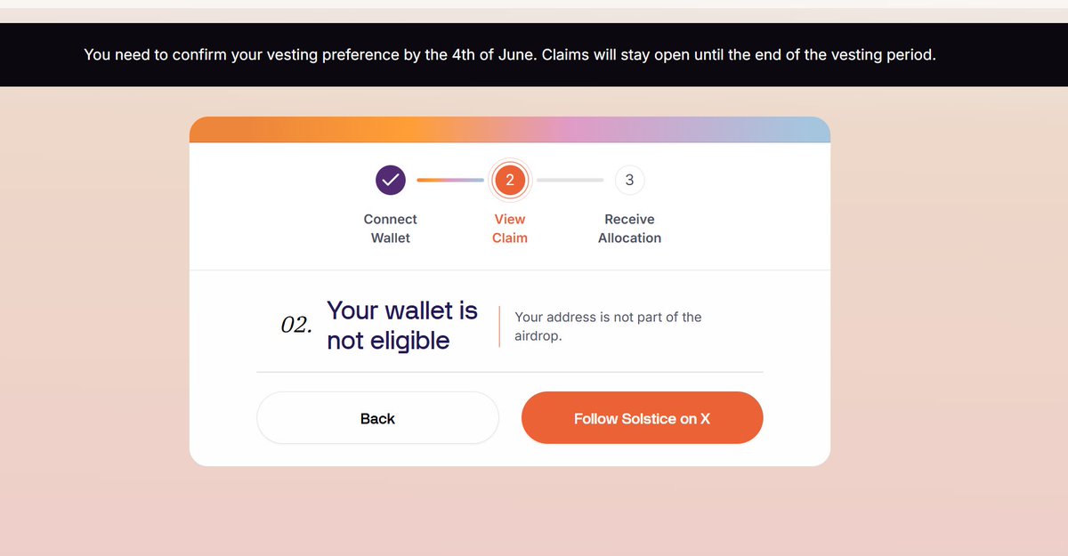 xValhallaMonkx's tweet photo. @solsticefi Huh I am still not eligible?

I missed out the S1 - Had a huge amount of flares,
That sucked, but I stayed in - now I can't even claim this one either =/ ?? https://t.co/BrwEyzvUjl