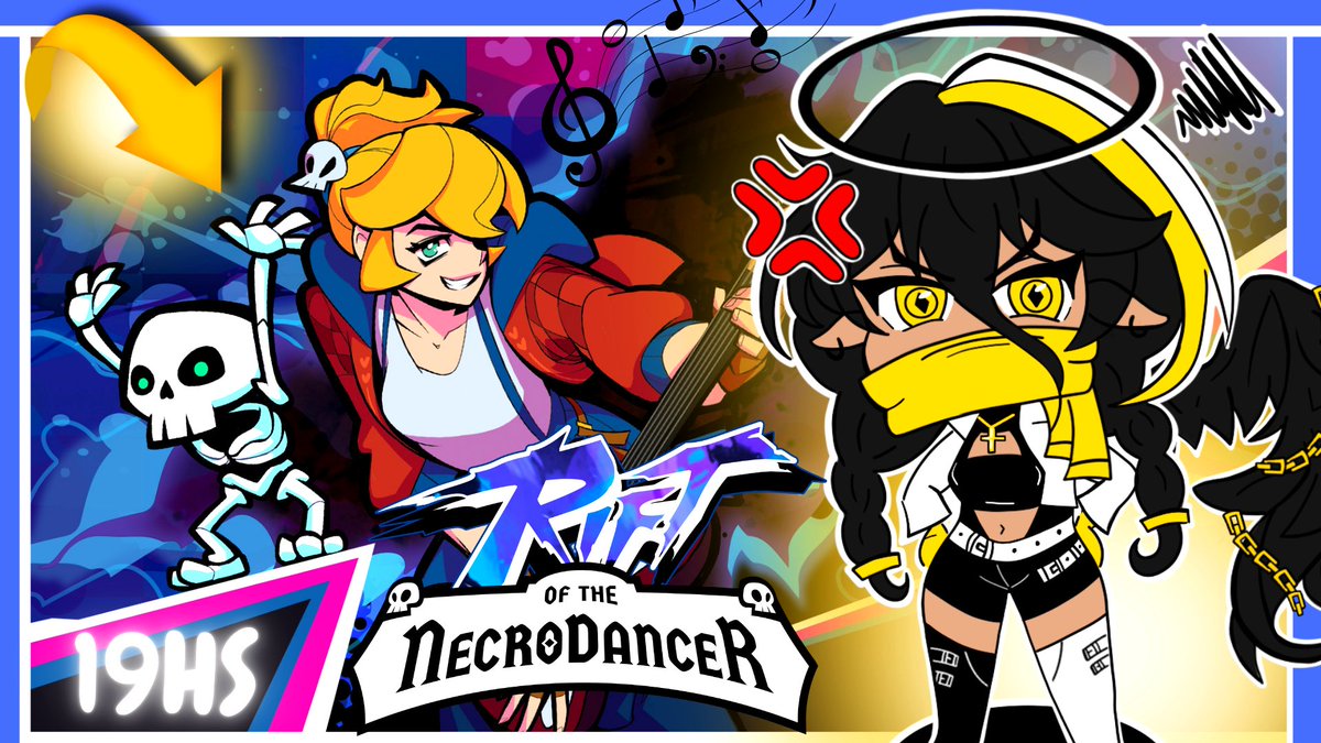 NetalieNightin's tweet photo. 💀🎸HOJE TERÁ NECRODANCER 💀🎸

Ansiosa para jogar o Modo História desse jogo! ~💛
Um clássico inspirado em Guitar Hero com MiniJogos interativos de ritmo cartunizados muito fofos🎶
 
🗓️Dia: 08/07/2026
⏰Horário: 19:00hs da Noite

Aguardo vocês!
⬇️ Link da Live nos Comentários ⬇️ https://t.co/hEvLbNEQ8T
