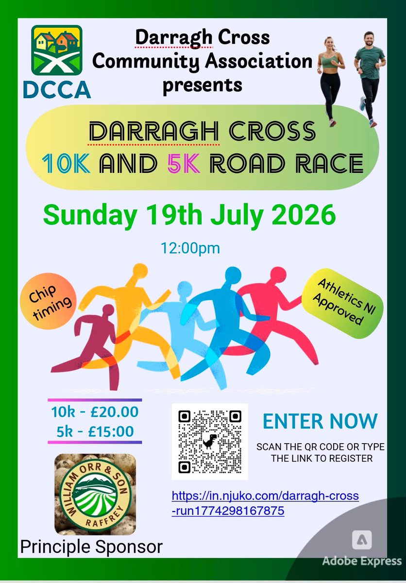 DarraghCross64's tweet photo. Darragh Cross 5K &amp; 10K – Only a Few Entries Remaining. Register Today!
Get all the latest news on the Darragh Cross GAC app https://t.co/SK1Z3YzPrq https://t.co/MjWTSRDtro