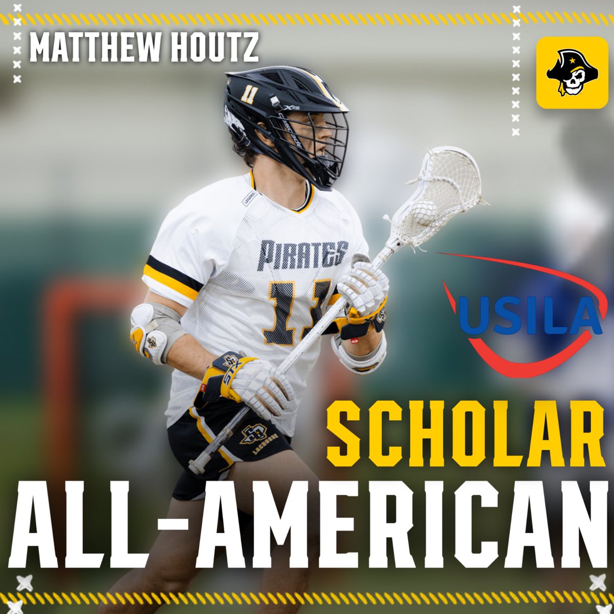 SUPirates's tweet photo. Congrats to 2026 @SUPiratesMLAX graduates Jackson Strauser & Matthew Houtz who were named USILA Scholar All-Americans!
#GoPirates https://t.co/LvNkXWF3fO