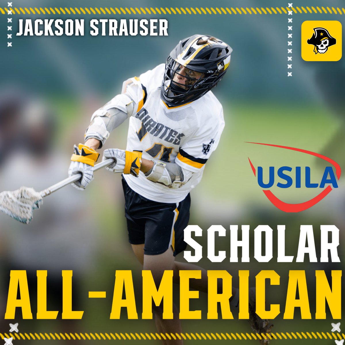 SUPirates's tweet photo. Congrats to 2026 @SUPiratesMLAX graduates Jackson Strauser & Matthew Houtz who were named USILA Scholar All-Americans!
#GoPirates https://t.co/LvNkXWF3fO