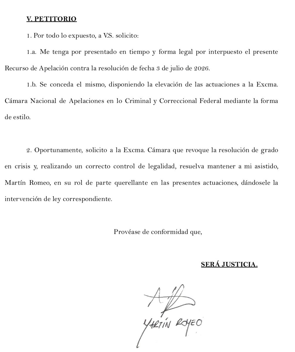 jotaalonso's tweet photo. 🚨🚨🚨
$LIBRA: 
La querella de @MartinRomeo_ con el abogado @NicolasOszust demolió el fallo del juez Martínez de Giorgi y pidió que la Cámara anule su decisión. La cantidad de prueba fáctica de @MartinRomeo_ resulta abrumadora. Existe un pacto para la impunidad de los Milei. 👇👇 https://t.co/9QzGEBNffl