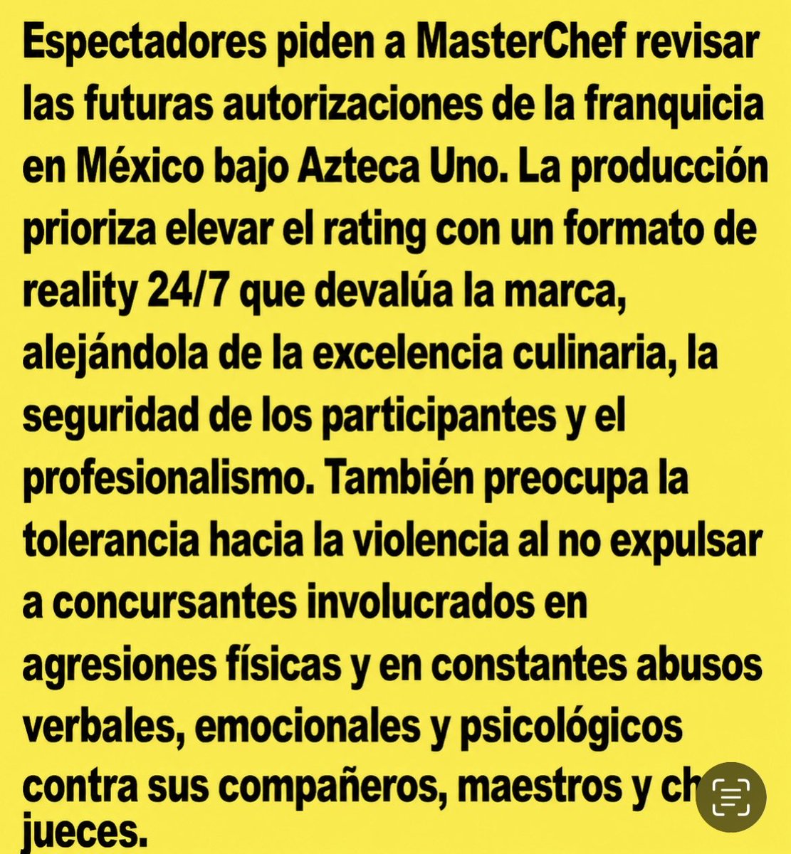Janaverquepasa's tweet photo. Expulsion para Luis ya! Queremos respuestas y queremos justicia para ántrax! Existen múltiples agresiones violentas de Luis hacia ántrax, cuando parara? #MasterChef #MasterChefMx @BanijayEnt @BanijayRights #AztecaUno #DisneyPlus @zahietellez @elchefherrera @donponchocadena https://t.co/UCzq3PDETs