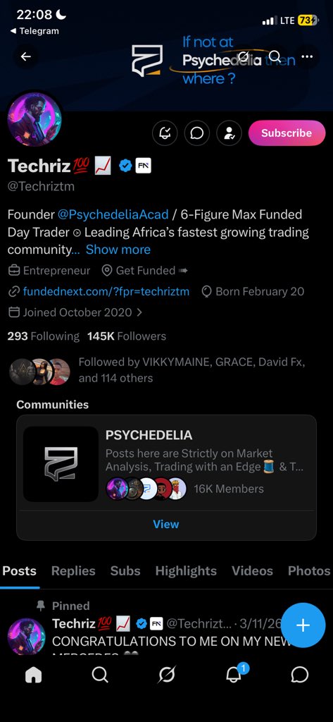 justkingsaint's tweet photo. @Techriztm @PsychedeliaAcad @FundedNext @TraderHadesh just trying my best here… 
congrats to the winners!! 💜 https://t.co/JEweeZ9i1M