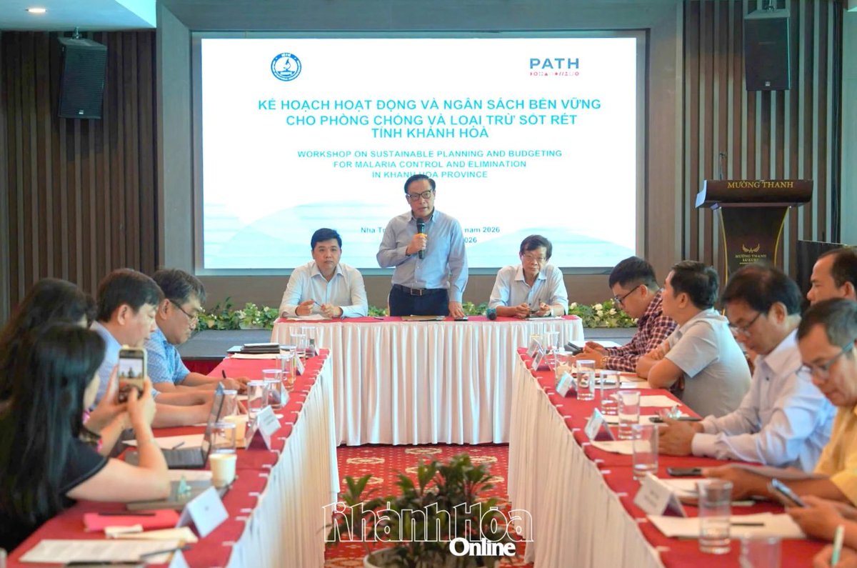 PATHtweets's tweet photo. 🦟Vietnam is on the verge of eliminating malaria. PATH and partners brought together local health leaders for workshops on sustainable planning and financing to help prevent the return of malaria.   

Swipe through the photos!  

#Vietnam #MalariaElimination https://t.co/bV2bXxRAD8