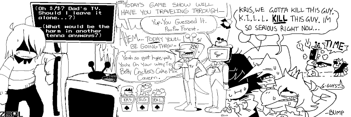 our deltarune comic tweet media