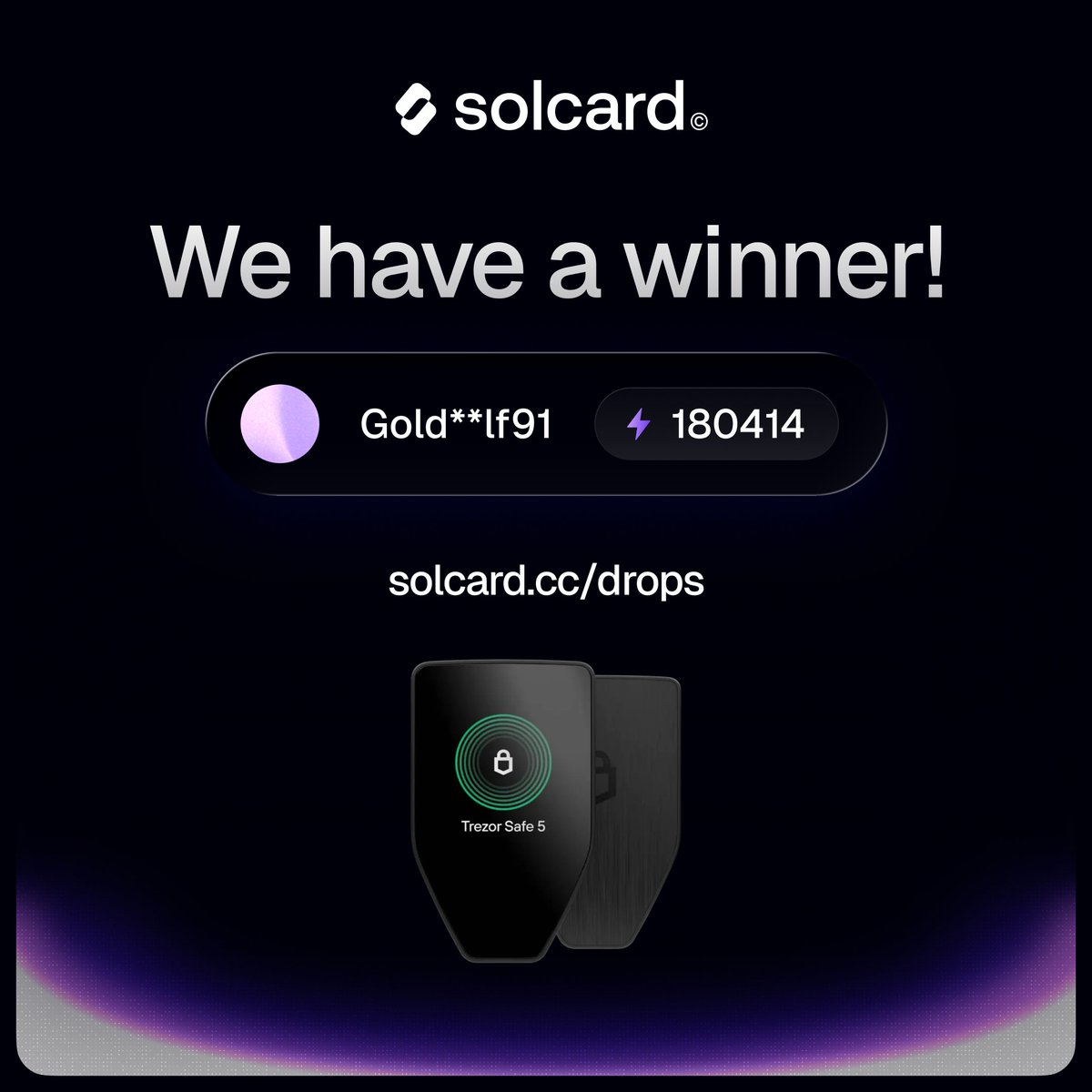 SolCard tweet media